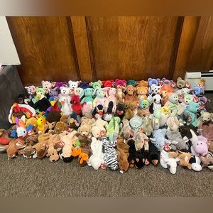 86 beanie babies listed all in great condition